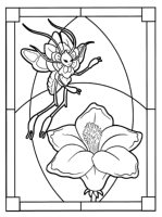 A coloring page of the spiderwick chronicles